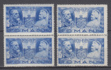 ROMANIA 1938 LP 128 CENTENARUL NASTERII REGELUI CAROL I -15 L EROARE CULOARE MNH, Nestampilat