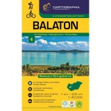 Balaton turistat&eacute;rk&eacute;p 1:40e. - Cartographia