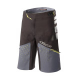Cumpara ieftin Pantaloni Moto Scurti Alpinestars Drop Pro Shorts, Negru/Gri, Marime 36