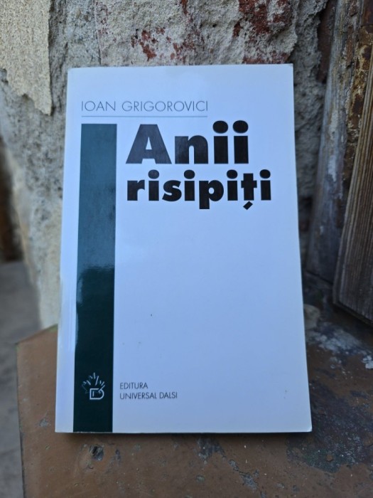 Anii risipiți - Ioan Grigorovici