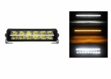 Cumpara ieftin Bara LED de 30 cm 12V - 24V design Piano lumina alba si portocalie pentru gabarit ceata de inalta calitate 4000LM