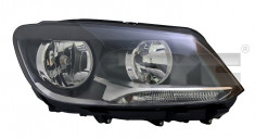 Far VW Caddy 3/LIFE (2K) 06.2010- Touran 07.2010- TYC partea Dreapta daytime running light, tip bec H15+H7 foto