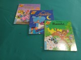 LOT 3 CĂRȚI POVEȘTI COLECȚIA MINIEGMOMT: ALADDIN, BAMBI, DONALD ȘI DAISY / 1996 * P