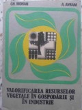 VALORIFICAREA RESURSELOR VEGETALE IN GOSPODARIE SI IN INDUSTRIE-GH. MOHAN, A. AVRAM-231835