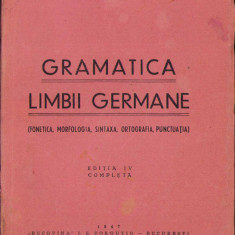 HST C824 Gramatica limbii germane 1947 Pătrășcanu