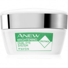 Avon Anew Dual Eye System crema de ochi iluminatoare impotriva cearcanelor 2x10 ml