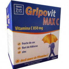 Gripovit MaxC cu Vitamina C 850mg Zdrovit 10pl