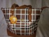Geanta Dama Maro Crem Carouri Eleganta 42cm, Piele Ecologica, Cadou Curea Umar Lucky World
