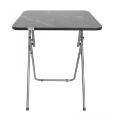 Masa plianta cu blat mdf 60x60x72cm negru Zilan ZLN6999 foto