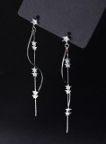 Cumpara ieftin Cercei din argint lungi STARS ARG132C, Argintboutique