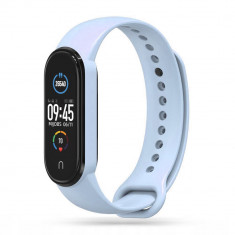 Curea Tech-Protect Iconband pentru Xiaomi Mi Smart Band 5/6/7/NFC Albastru deschis