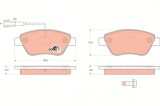 TRW GDB1590 COTEC set placute frana,frana disc
