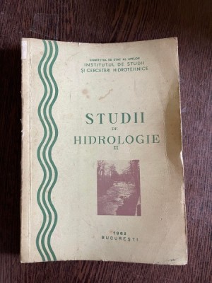 Studii de Hidrologie (II) foto