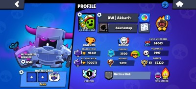 Vand cont bralw stars 100k trofee foto