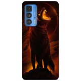Husa compatibila cu Motorola G20 model Lone Wolf, Silicon, TPU, Viceversa, Transparent, Carcasa