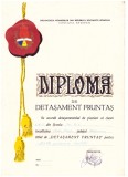 Diploma pioniereasca Detasament fruntas