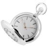 Ceas de buzunar Mbrands Vintage Quartz, diametru 45mm, carcasa si bratara aliaj
