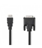 Cablu HDMI - DVI-D 24+1 pin tata 2m Nedis