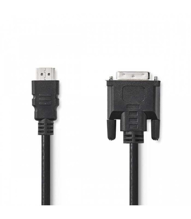 Cablu HDMI - DVI 21+1 Pini 2m NEDIS