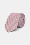 HUGO cravata de matase culoarea roz, 50540110