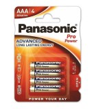 Panasonic baterii alcaline AAA (LR3) Pro Power 4buc LR03PPG/4BP