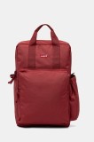 Levi&#039;s rucsac culoarea rosu, mare, neted, D7572-0018