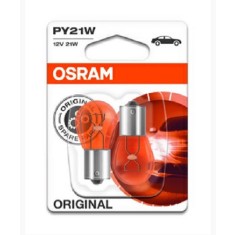 SET 2 BECURI 12V PY21W ORIGINAL BLISTER OSRAM