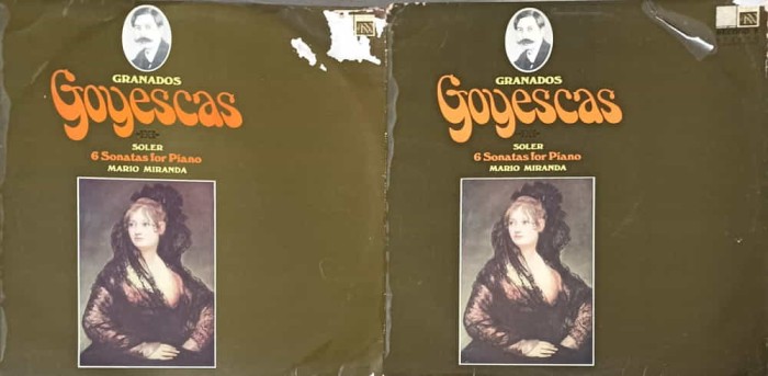 Disc vinil, LP. Goyescas VOL.1-2-Enrique Granados, Padre Antonio Soler, Mario Miranda-240645