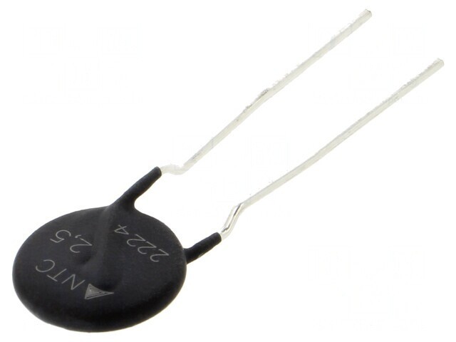 Termistor NTC 2,5&Omega; -55&divide;170&deg;C 3,9W THT