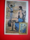 HOPCT MAXIMA NR 1375 TANARA FATA PE MINGE/ ;PABLO PICASSO -CP PICTURA-RUSIA