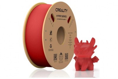CREALITY HYPER PLA 3D Printer Filament, Red, Temperatura printare: 200-220 foto