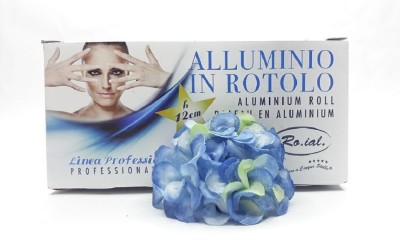 Folie Aluminiu pentru Vopsit Suvite &amp;ndash; 12 cm x 100 m, Alba foto