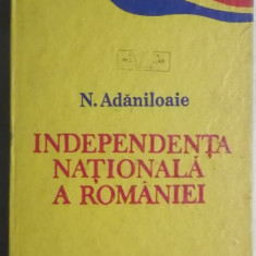 N. Adaniloaie - Independenta nationala a Romaniei