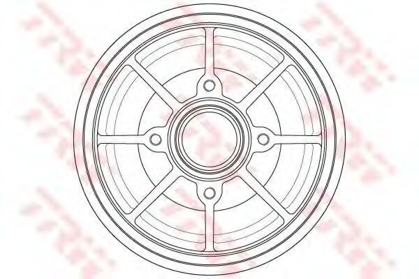 Tambur frana CITROEN C3 II (2009 - 2016) TRW DB4546MR