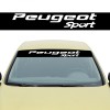 Sticker Parasolar Peugeot Sport , Autocolant Parbriz pentru Tuning Peugeot