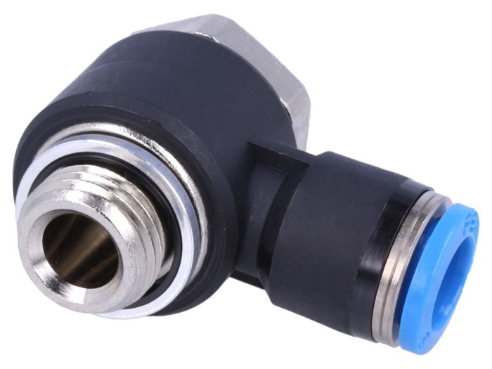 Conector push-in 90&deg; 8mm 6bar