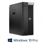Workstation Dell Precision T3600, E5-1620, 16GB DDR3, Quadro P400, Win 10 Pro