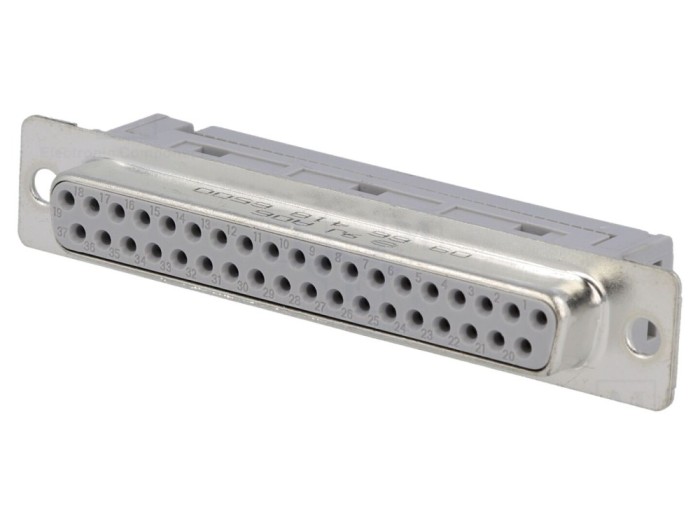 Conector D-Sub mamă IDC 37 pini
