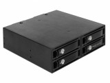 Rack mobil intern 5.25&quot; la 4 x 2.5&quot; SATA/SAS HDD/SSD 12 Gb/s, Delock 47233