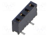 Conector SAMTEC şiruri pini mamă 4 PIN 2mm aurit SMT soclu