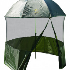 Umbrela cort/ Shelter Baracuda U2, diametru 220 cm, husa de transport, cuie de ancorare