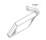 Evaporator aer conditionat Nissan Juke (F15), 2010- motor 1.6, 1.6 T, benzina, full aluminiu brazat, 252x225x38 mm, mm, mm, tehnologie cu curgere par