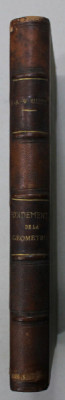 ESSAI SUR LES FONDEMENTS DE LA GEOMETRIE par BERTRAND - A. - W. RUSSEL , 1901 foto