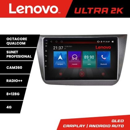 Navigatie Seat Altea 2005-2014 Octacore, 8 Gb RAM, 128 Gb Hdd, 4G, Qled 2K, DSP, Carplay AA, 360, Bluetooth CarStore Technology