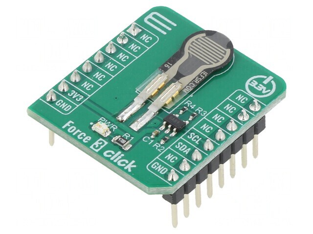 Force Measurement Click Board I2C FSR400 MCP3221