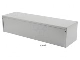 Carcasă Universală Aluminiu Gri 127x432x102mm