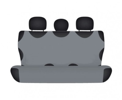 Huse scaune auto tip maieu spate Gri, pentru bancheta spate AutoDrive ProParts foto