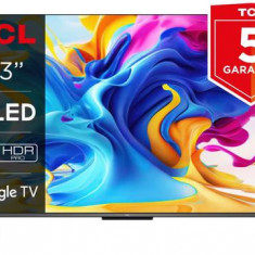 Televizor QLED TCL 109 cm (43inch) 43C645, Ultra HD 4K, Smart TV, WiFi, CI+