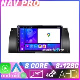 Navigatie BMW E39 si E53 KIT 082 EDOTEC-LITE Android Ecran 720P Octa Core 8 128 Carplay CarStore Technology