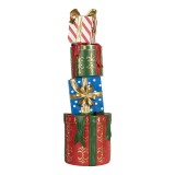 Cumpara ieftin Decoratiune Cadouri Craciun polirasina multicolora 23x22x71 cm